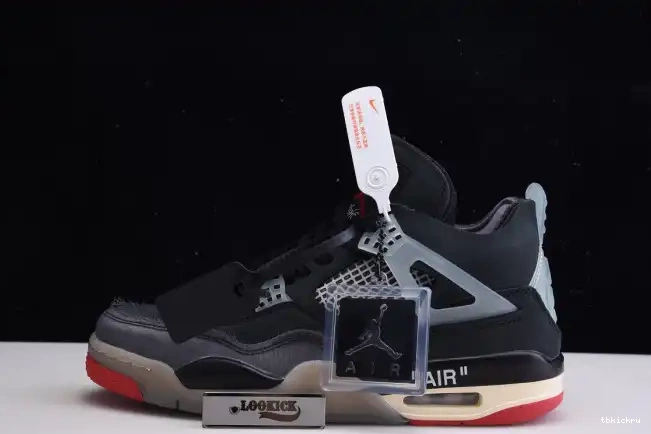 TBkick 4 Air CV9388-001 White Off Bred Jordan Retro x 0519